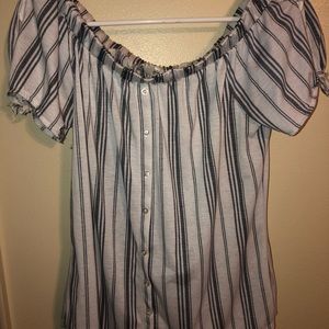 off the shoulder t-shirt